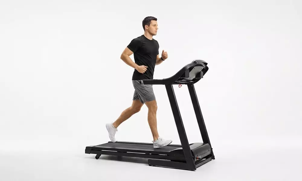 Foldable Fitness Treadmill with 18 Programs and Auto Incline