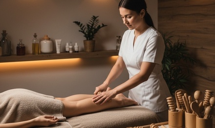 2 sesiones de 50 minutos de maderoterapia en cuerpo completo - Patricia Montiel Masajista