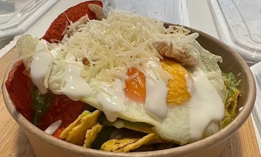 Image 14: Menú mexicano take away para 2 o 4 con tacos, chilaquiles y postres