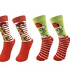 Image 3: Grinch-Inspired Christmas Socks