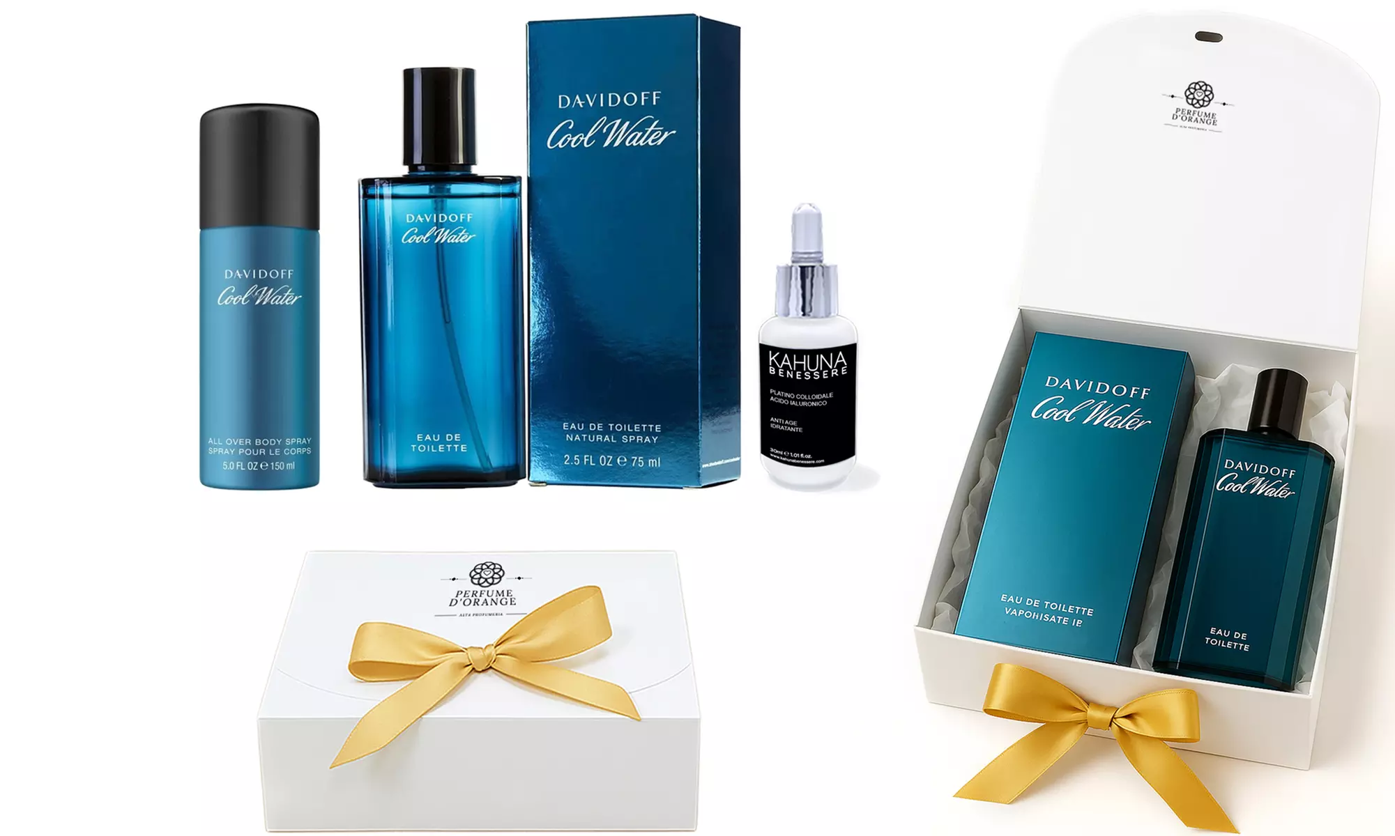 Box regalo Davidoff con fragranza, deodorante e serio da uomo