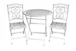 Wrought Iron Garden Bistro Set, Choice of 2 Colours - Second Medium