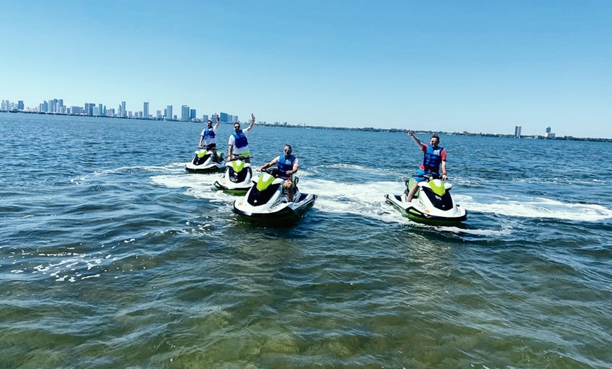 Image 2: Up to 55% Off Thrilling Jetski & Boat Adventure – Miami Beach