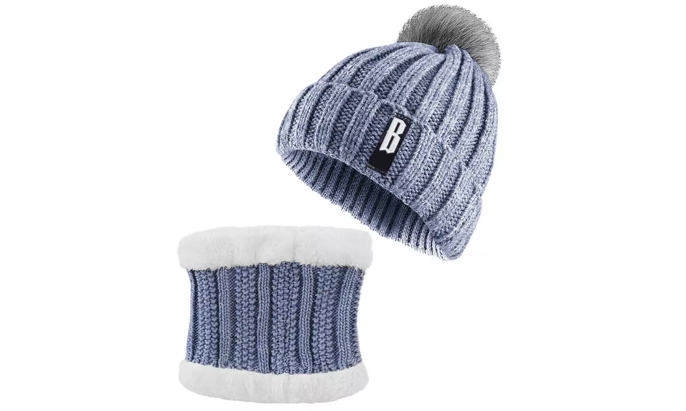 N'POLAR Women's Winter Beanie and Scarf Set