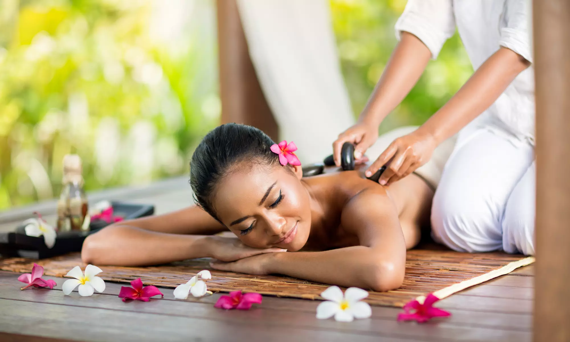 60-min Hot Stone Massage, 60-min Signature Facial or 80-Min Massage & Facial Combo at A Hong Spa - Up to 71% Off - Primary Image
