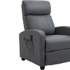 Image 2: HomCom Massage Recliner Sofa Chair