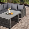 Image 5: Outsunny Rattan-Effect Five-Seater Sofa Set