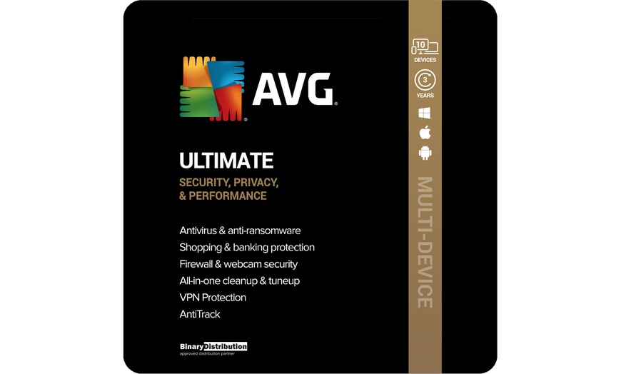 Image 3: Logiciel AVG Internet Security 2025 ou AVG Ultimate 2025 10 appareils