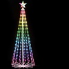 Image 2: Christmas Tree 1.8m with Fairy Lights for Festive Decor