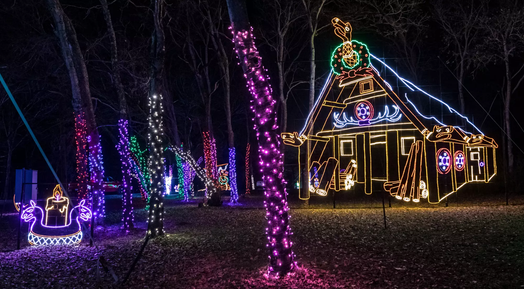 Entry to Branson's Premier Drive-Thru Christmas Lights Show