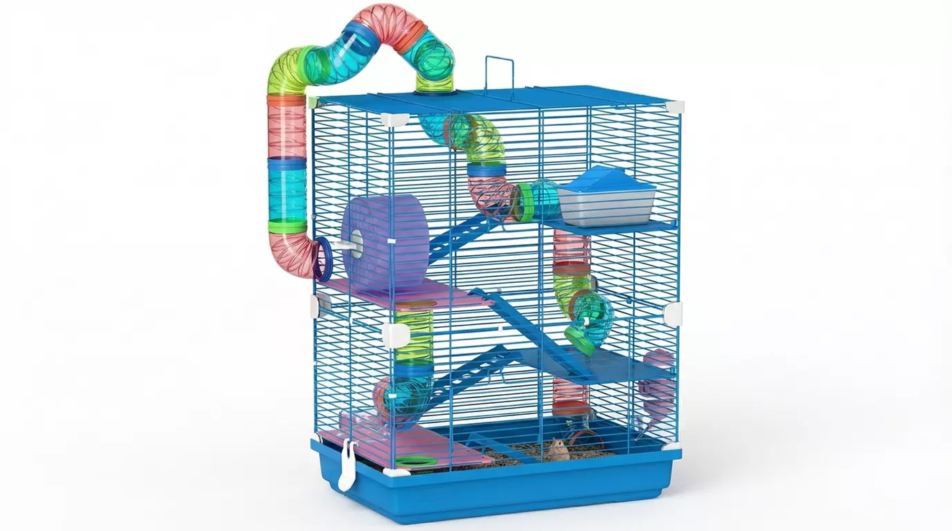 Pawhut 5-Tier Hamster and Gerbil Cage