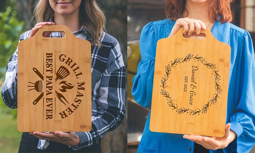 Image 9: One Or Two Custom Cutting Board from Justyling