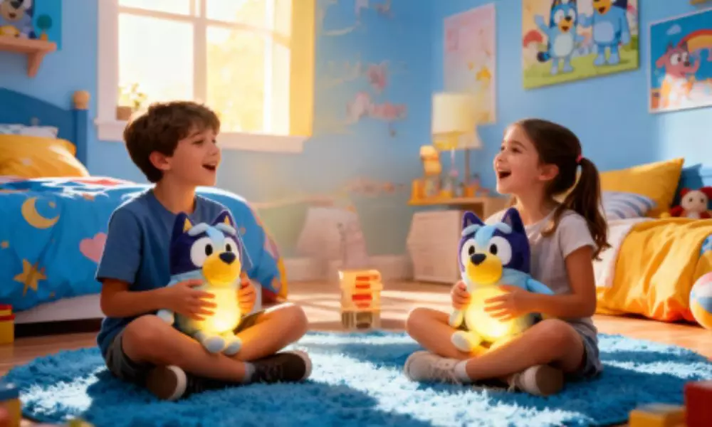 1 o 2 giochi interattivi Plush Bluey