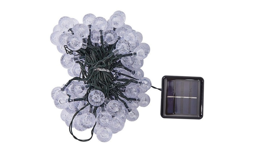 Image 4: Up to 50-Pack Solar-Powered Ball String Lights 