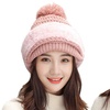 Image 11: Womens Winter Hat Warm Thick Cap Scarf Knit Ski Beanies