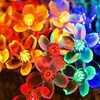 Image 18: 50 LED Multi-Coloured Solar Cherry Blossom Lights Options