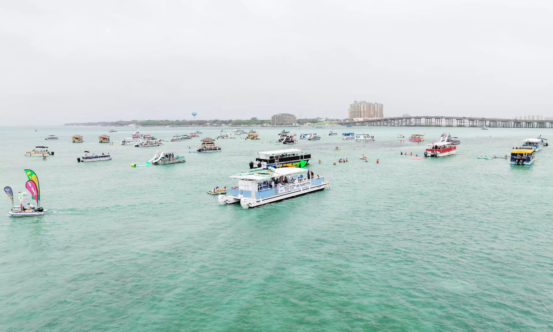 Join Crab Island Excursion, Sunset Dolphin Tour, or Fireworks Cruise