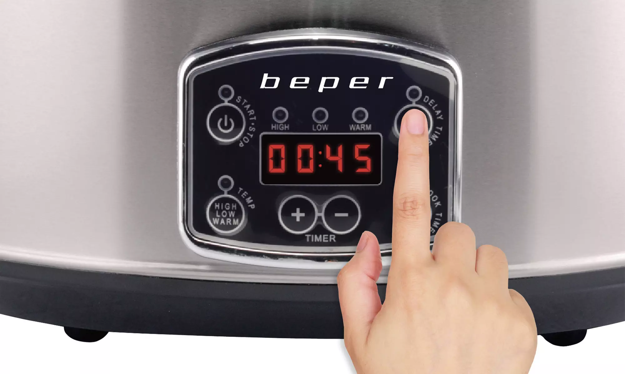 Beper digitaler 4,5-Liter-Slow Cooker