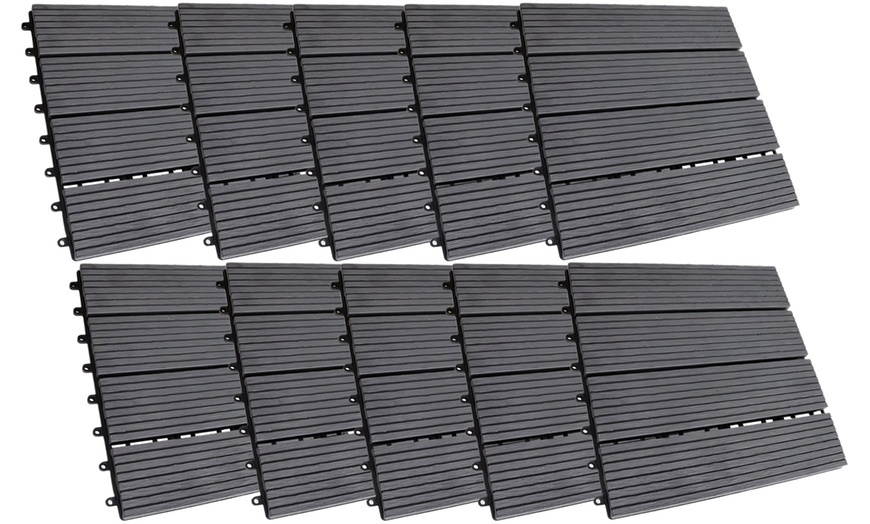 Image 3: 1, 5 ou 10 dalles de jardin "Suan" à clipser