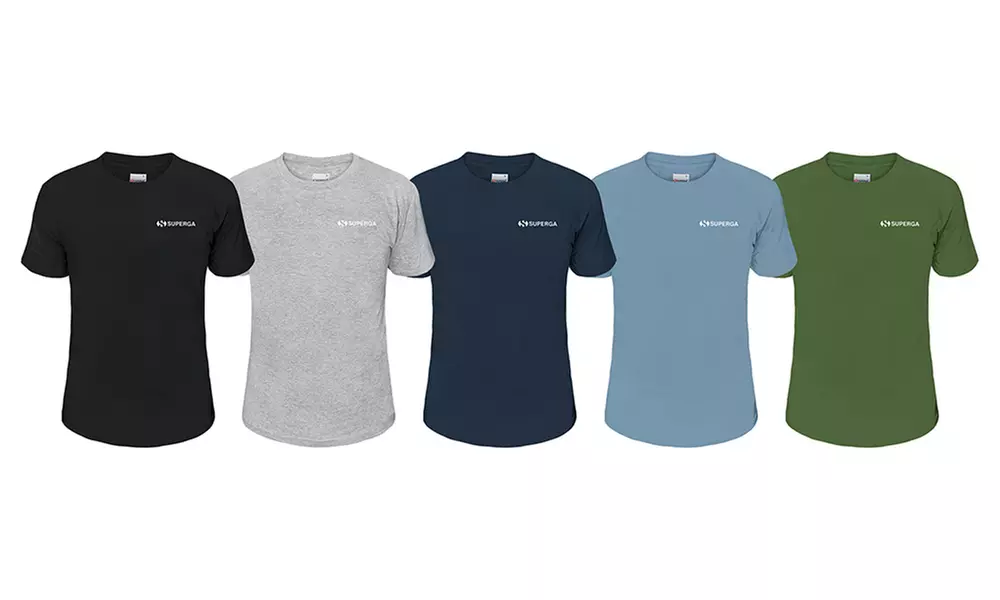 Superga T-shit a maniche corte da uomo