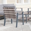 Image 5: Outsunny Six-Piece Rattan-Effect Outdoor Furniture Set