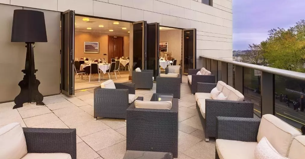 8oz Ribeye Steak Dinner & Wine for 2 or 4 at Clayton Hotel Birmingham