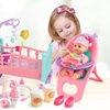 Image 1: 15 Pieces Miniature Baby Doll Play Set 