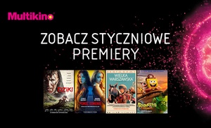 Bilety na dowolny film 2D/3D w kinach sieci Multikino