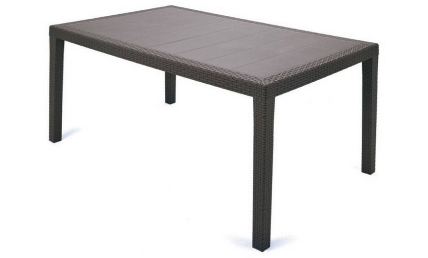 Image 7: Table d'extérieur rectangulaire extensible