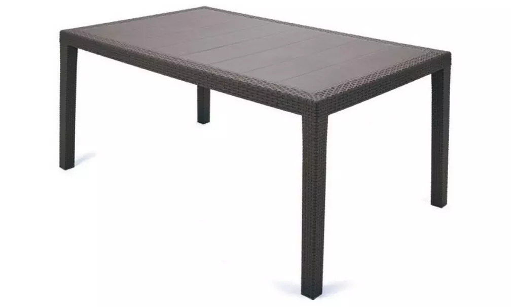 Table d'extérieur rectangulaire extensible