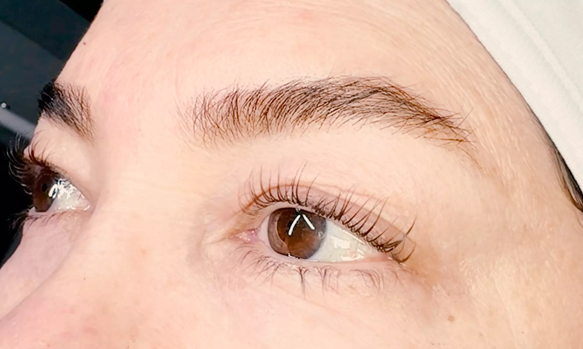 Korean Lash Lift & Keratin Tint with Free Neck Massage, Under Eye Mask