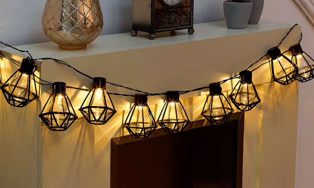 1, 2 ou 4 guirlandes LED géométrique - Primary Image