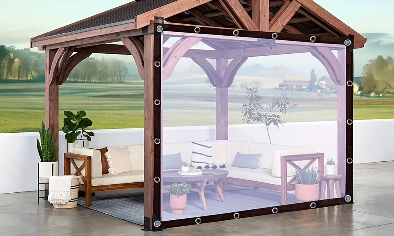 Clear Plastic Tarps with Grommets