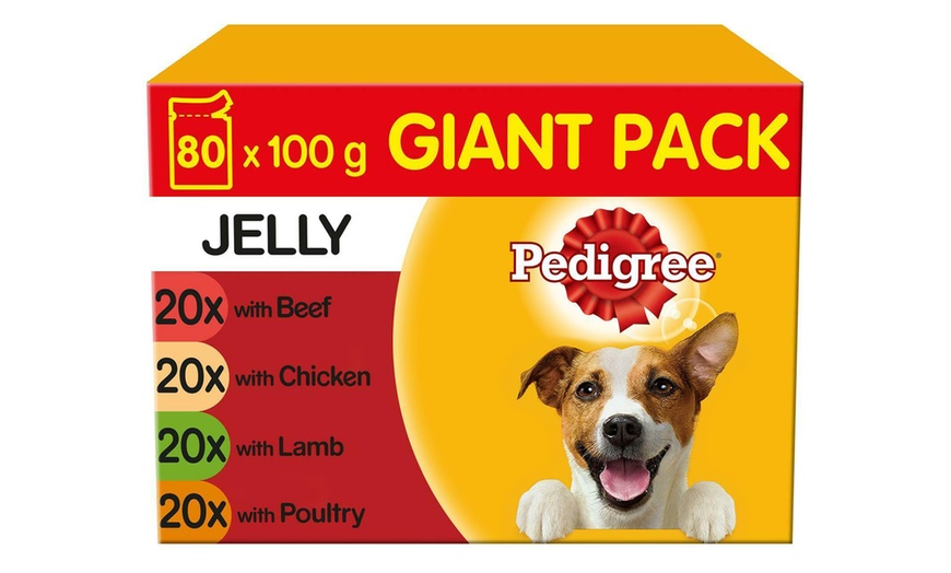 Image 3: Pedigree Dog Food Pouches 100g