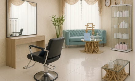 Hair wash & blow dry (Shoulder Length) - Glare Beauty Salon