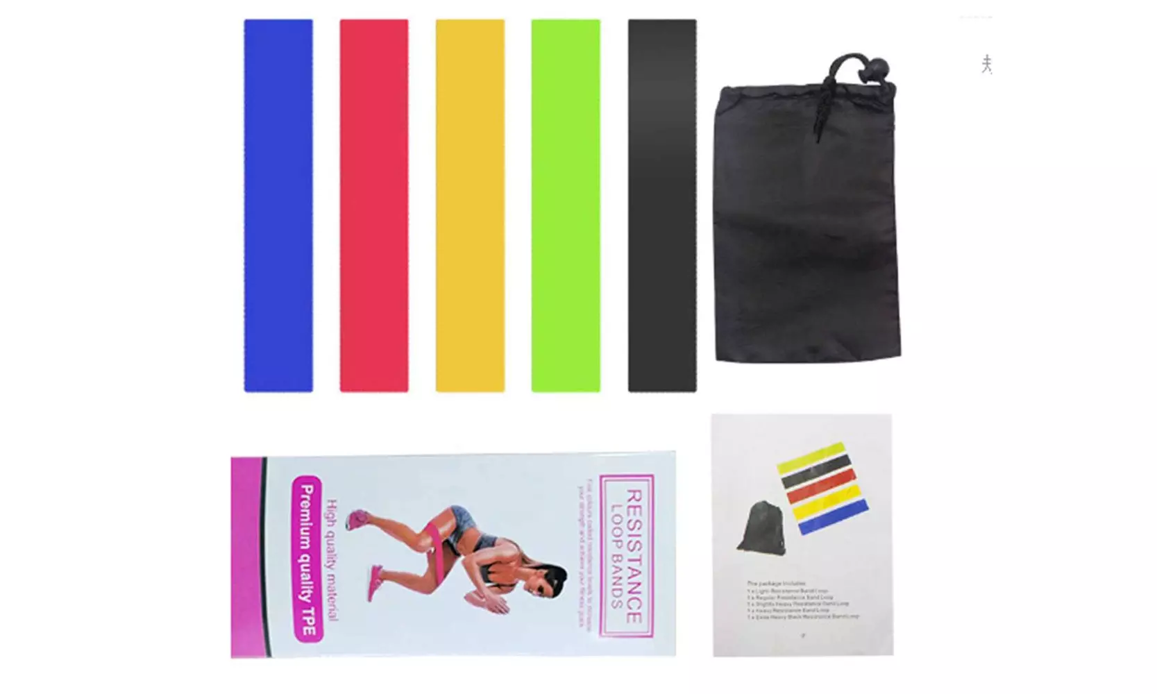 5-Piece TPE Resistance Band Set
