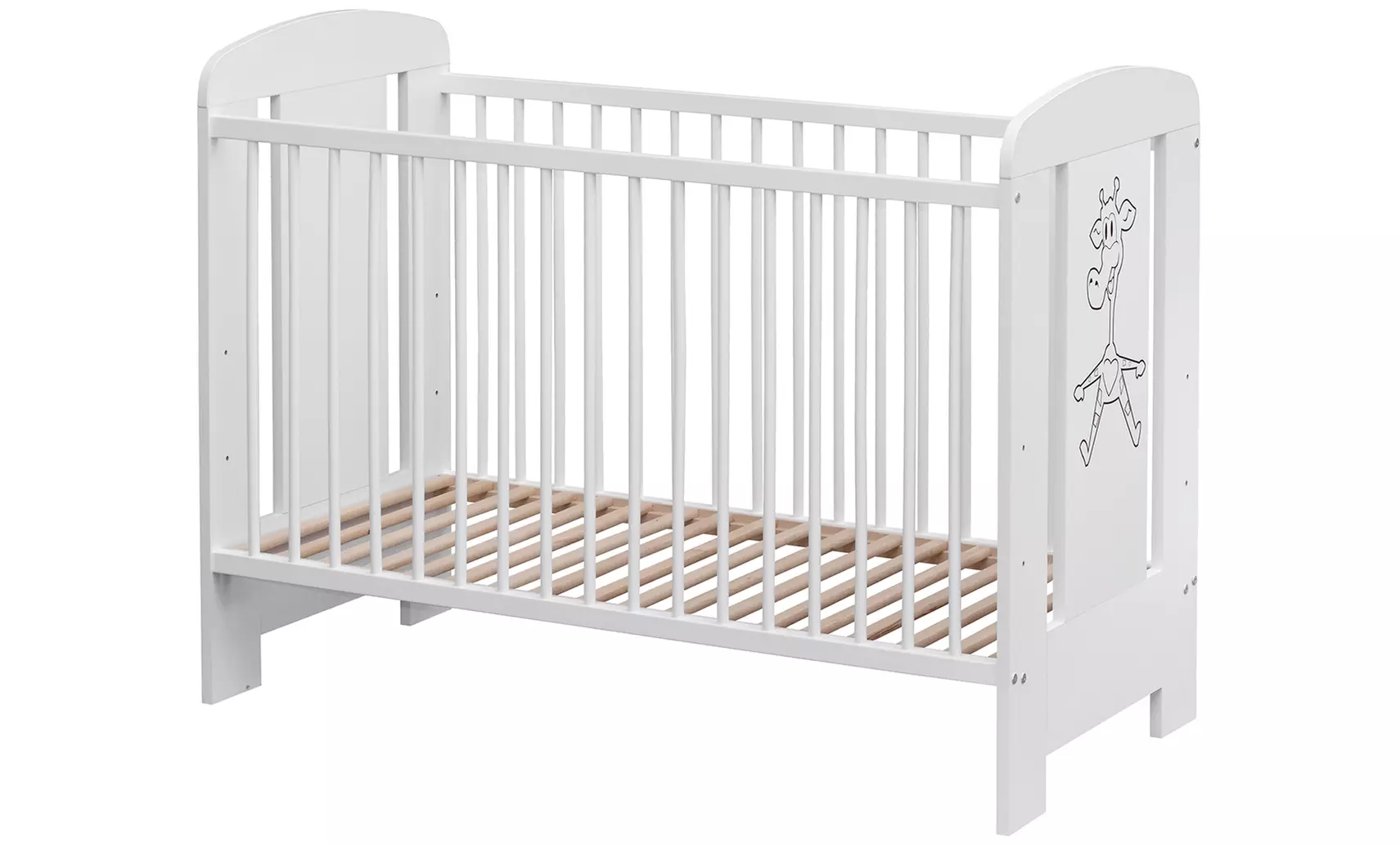 Lit pour bébé en bois de hêtre Girafe de Amal II - Primary Image