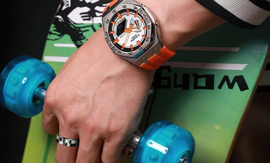 Image 6: Health Rings Fitness Tracker Smart Ring with Charging Case
