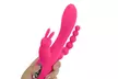 Triple Crown Rabbit Vibrator Waterproof Magnetic Rechargeable Anal Clit Vibrator - Second Medium