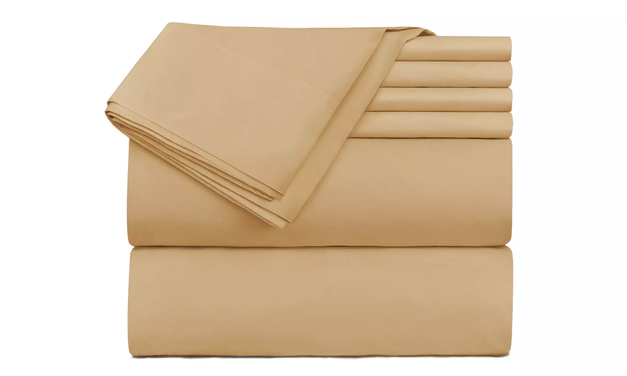 Nestl 7 Piece Split King Bed Sheet Set - Extra Deep Pocket Split King Sheet Set