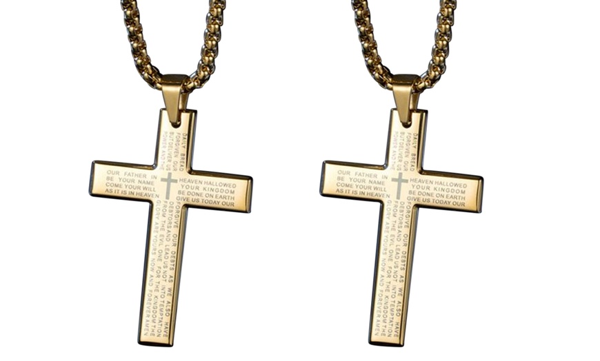 Image 11: Cross Pendant Necklace