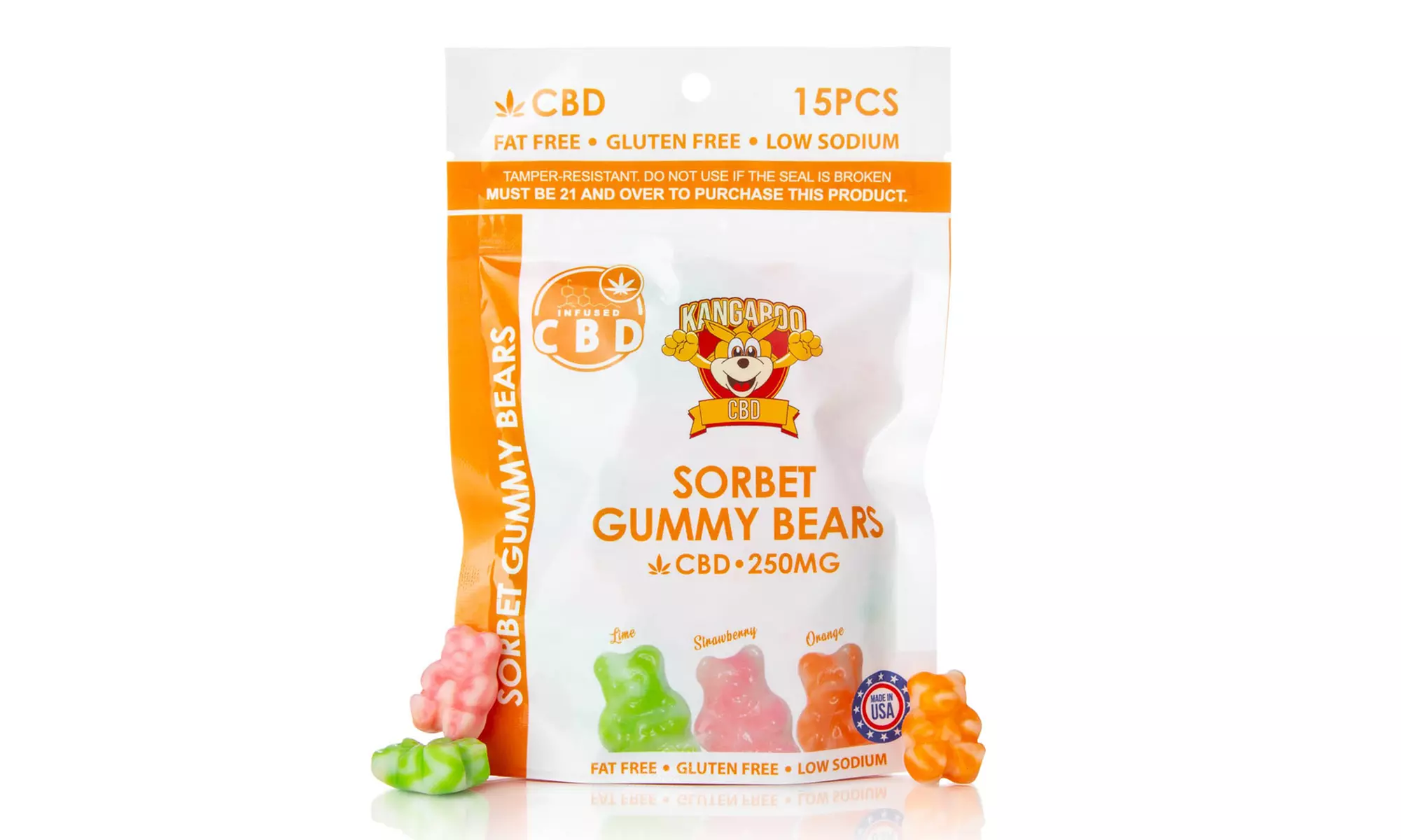 Groupon Exclusive High Potency CBD Infused Gummy Bundles (Kangaroo & Sunset)