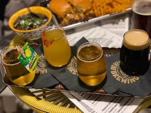 Enjoy One or Two Choice of Burger and a Choice of Two Beers