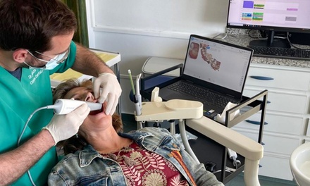 Limpieza dental con pulido, radiografía panorámica y escáner intraoral - Clínica Dental Poio