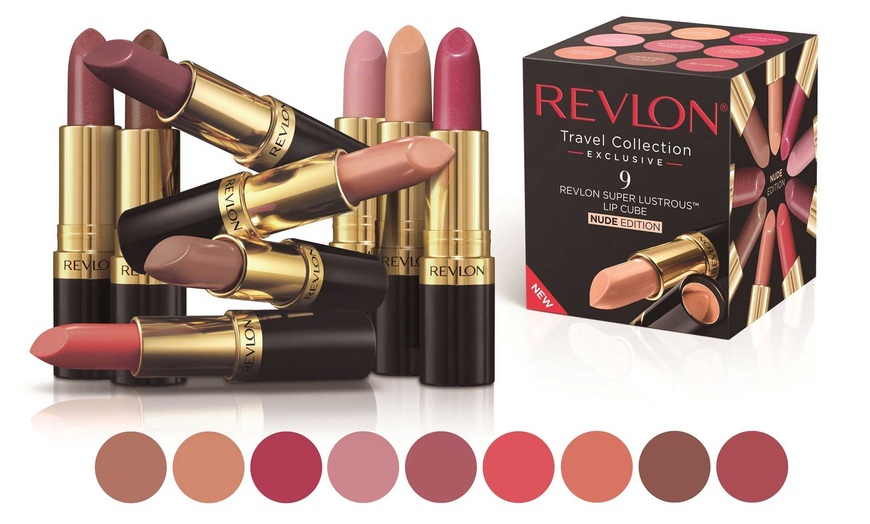 Image 1: Nine Revlon Nude Lipsticks