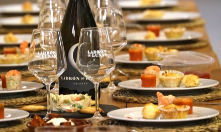 Visita y cata de vinos con vermut de bienvenida, bocaditos y degustación para 2 personas - Bodegas Ladrón De Lunas