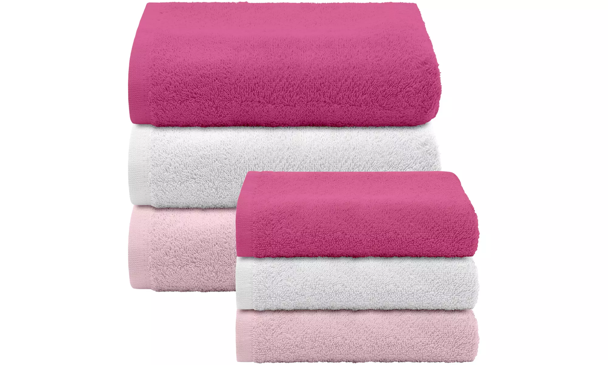 6 piezas toallas de baño de algodón de 450 gramos