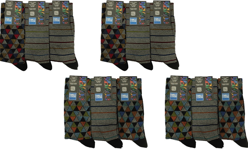 Image 11: Lot de 6 ou 12 chaussettes longues 39-46 Enrico Coveri
