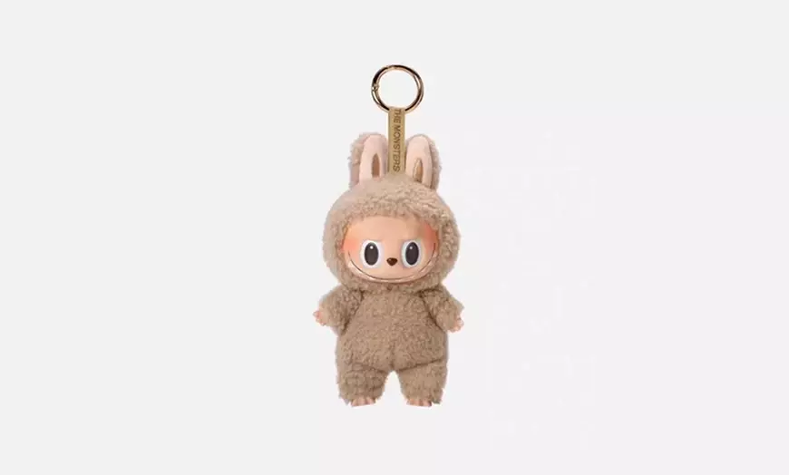 Image 5: Labubu Inspired Plush Monster Doll Keychain Bag Charm