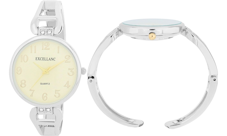 Image 15: Montre pour femme avec bracelet jonc Excellanc